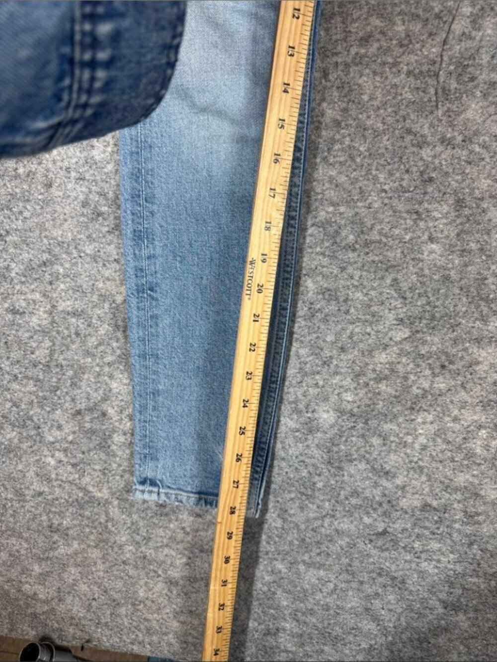 Vintage Polo Ralph Lauren Tompkins Mid Rise Skinny Jeans Light Wash Size 29 - Picture 7 of 16